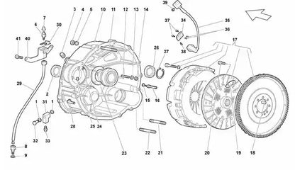 Release Bearing Audi R8, Lamborghini Gallardo, Murciélago LP640 086141671L, 086141671M