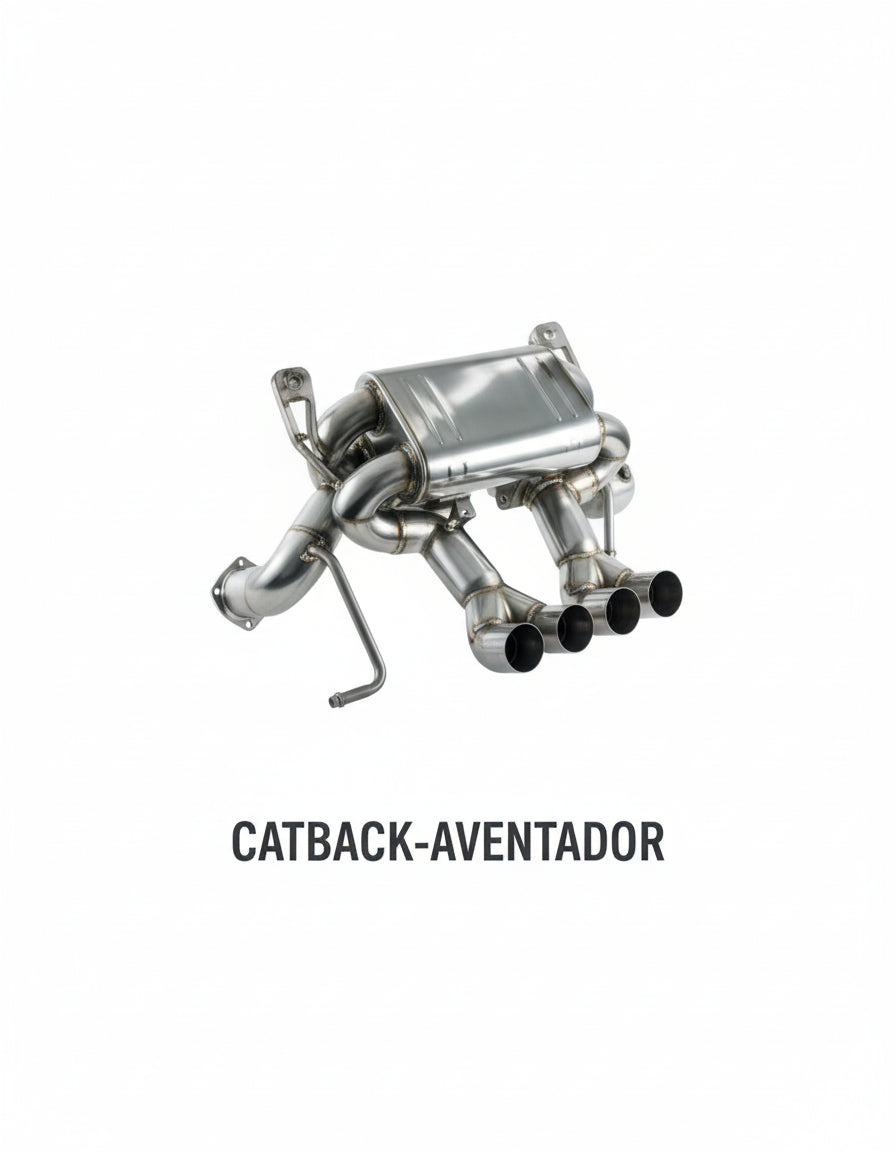 Lamborghini Aventador LP700-4 LP-750-4 SV Exhaust System PN: CATBACK-AVENTADOR