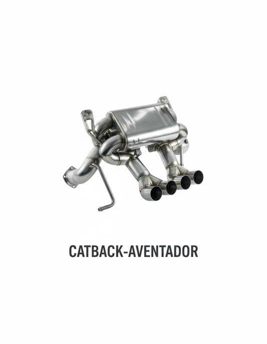 Lamborghini Aventador LP700-4 LP-750-4 SV Exhaust System PN: CATBACK-AVENTADOR